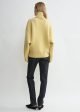 Double-knit turtleneck soft yellow For Sale