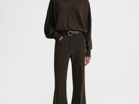 Cashmere turtleneck dark brown on Sale