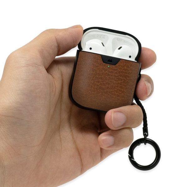 Brown Leather AirPods Gen 1 & 2 Case Cheap