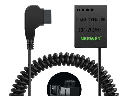 NEEWER CP-W126S D Tap to NP-W126S Dummy Battery with Cable for V Mount Battery Cheap