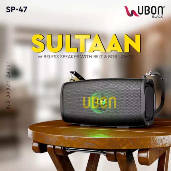 UBON SP-47 Bluetooth Speaker Audio Bar Wireless Speaker withRGB Lights, Bass on Sale