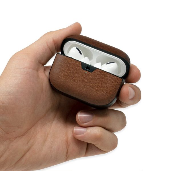 Brown Leather AirPods Pro Case Fashion