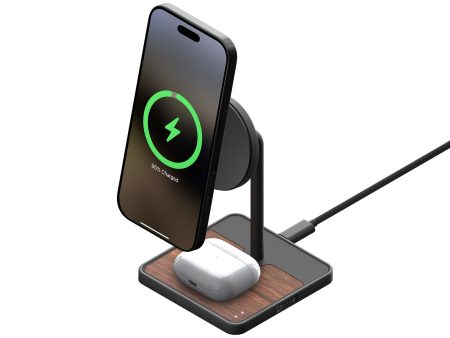 Charging Stand with Qi2 — Walnut Discount