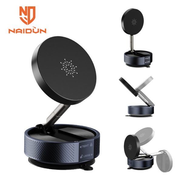 NAIDUN Magnetic Phone Car Holder, Suction Cup Holder, Manual Magnetic Vacuum Adsorption Car Mobile Phone Holder Smartphone Cellphone Mount Stand Online Sale