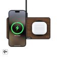 Walnut Charging Station with Qi2 Discount