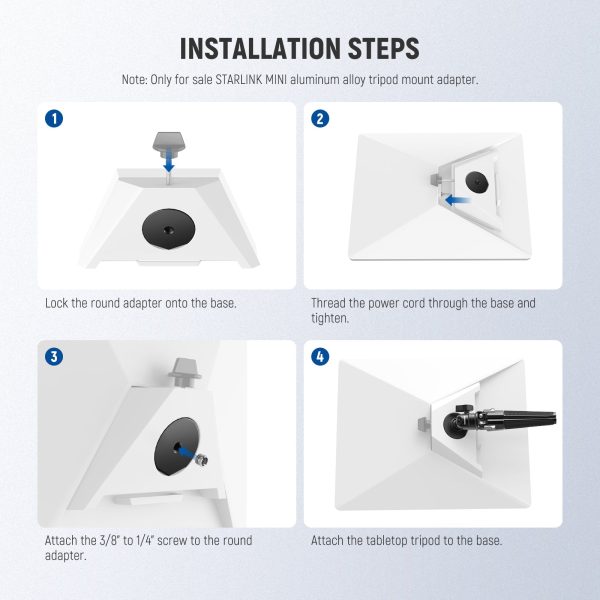 NEEWER NA02 Satellite Tripod Adapter For Starlink Mini Online