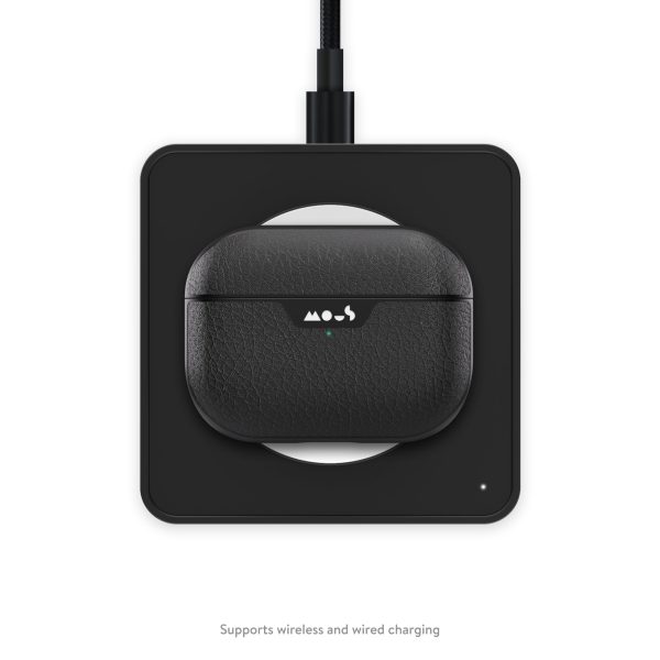 Black Leather AirPods Pro Case Sale