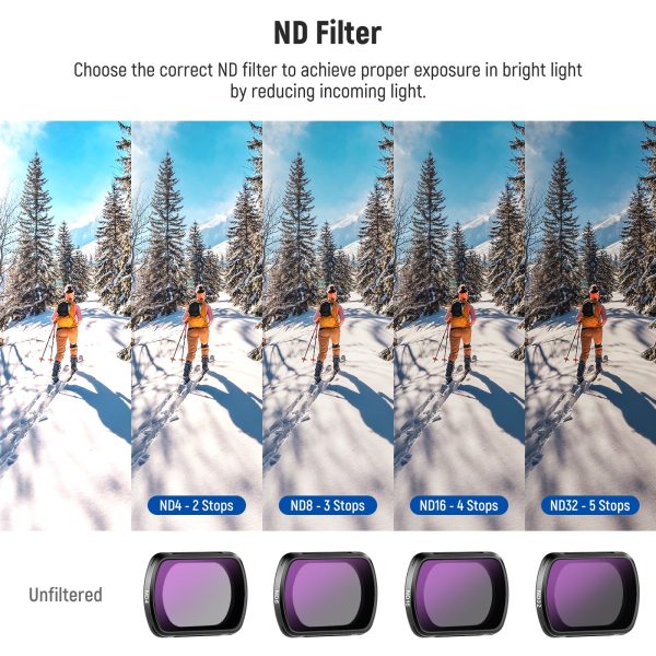 NEEWER FL-B02 4 Pack ND Filter Kit For DJI Pocket 3 For Cheap