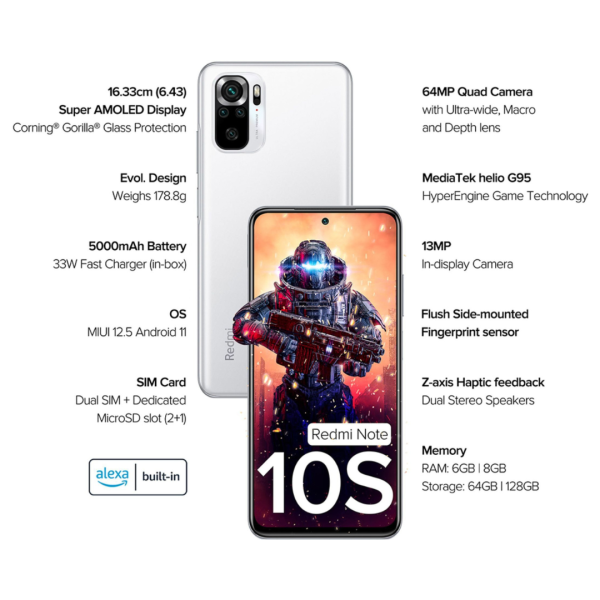 Redmi Note 10s - Refurbished Cheap