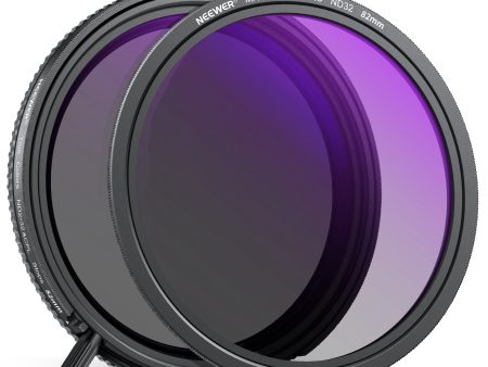 NEEWER True Colors Variable ND2-32 & CPL with Magnetic ND32 Filter Set For Sale