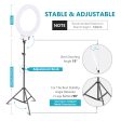 NEEWER 18  White Dimmable Bi-color LED Ring Light Kit on Sale