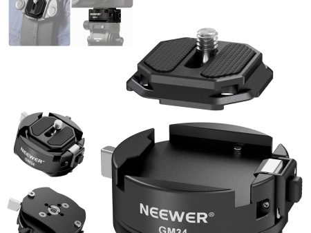 NEEWER GM34 Camera Quick Release Plate Kit Online Hot Sale