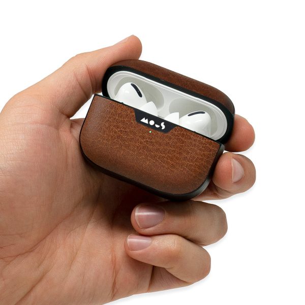 Brown Leather AirPods Pro Case Fashion