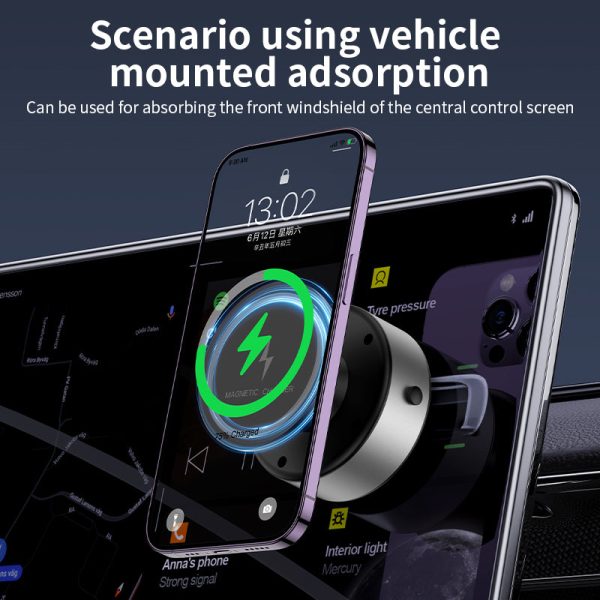 360° Rotating Car Phone Holder Vacuum Adsorption Discount