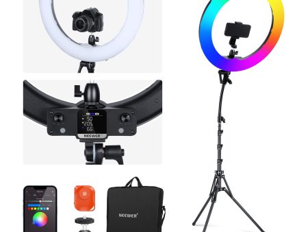 NEEWER RGB18 II 18 Inch RGB LED Ring Light With APP Control For Cheap