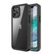 iPhone 12   12 Pro Heavy Duty Case - Håndværker Cover - Gennemsigtig   Sort Online Hot Sale