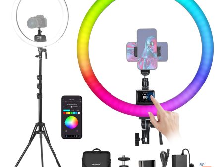 NEEWER SRP18C RGB App Control 2500K-10000K Ring Light Kit Online