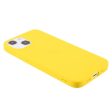 iPhone 13 Fleksibel TPU Plast Bagside Cover - Gul Cheap