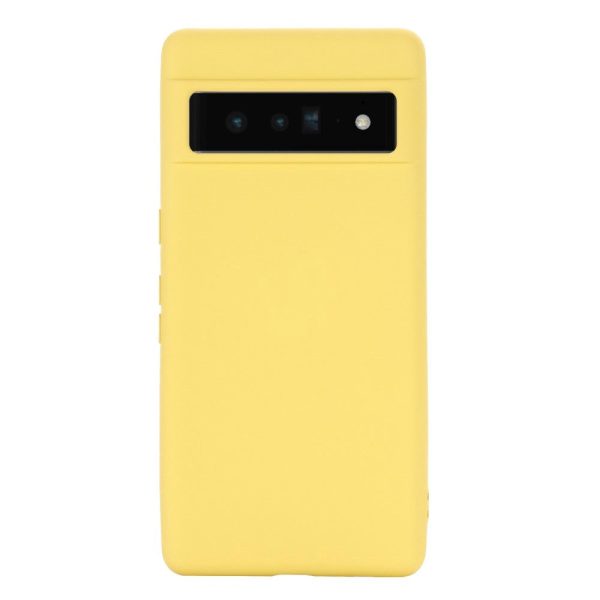 Google Pixel 7 Liquid Silikone Cover m. Strop - Gul on Sale