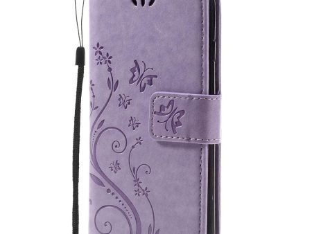 iPhone SE (2022   2020)   8   7 Sommerfugle Læder Cover m. Pung Lilla Online now