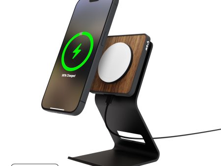 Walnut Charging Stand with MagSafe® For Cheap