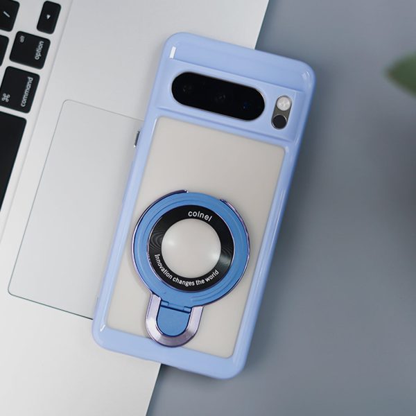 Transparent Rotating Ring Stand Case - Google Fashion