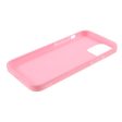 iPhone 12   12 Pro Minimalistisk Mat Fleksibelt Plastik Cover - Lyserød Discount