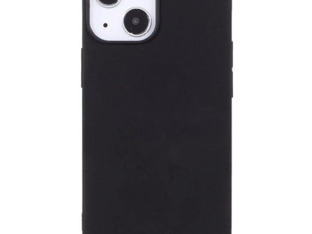 iPhone 13 Fleksibel TPU Plast Bagside Cover - Sort Discount