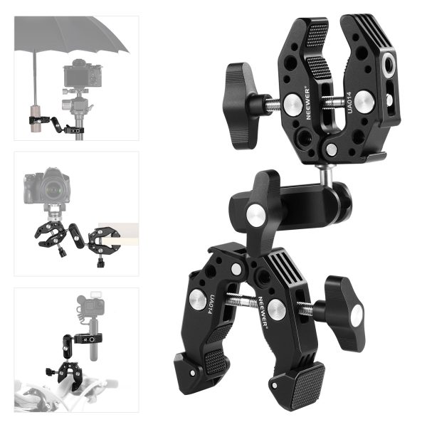 NEEWER UA014 Double Super Clamp Camera Mount Cheap