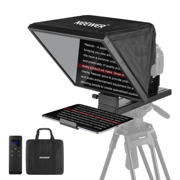 NEEWER X16B 16  Basics Aluminum Alloy Liftable Teleprompter Online now