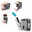 NEEWER Black Aluminum Alloy Quick Release QR Plate Adapter Supply