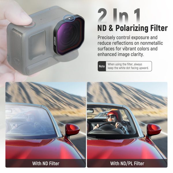 NEEWER PL ND Filter Set Compatible with Insta360 Ace Pro 2 For Discount