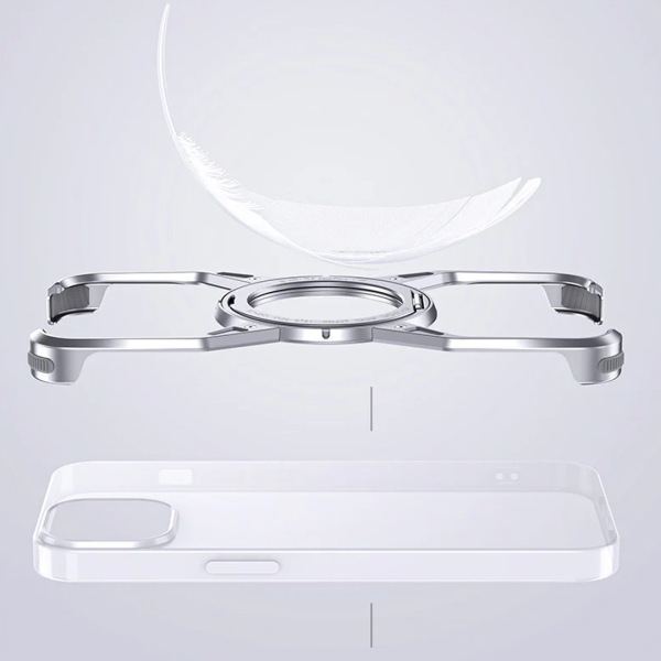 Titanium Frameless Cooling Bracket Case - iPhone For Discount