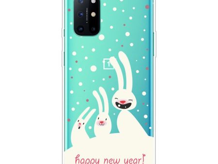 OnePlus 8T Fleksibelt Plast Jule Cover - Kaniner Hot on Sale