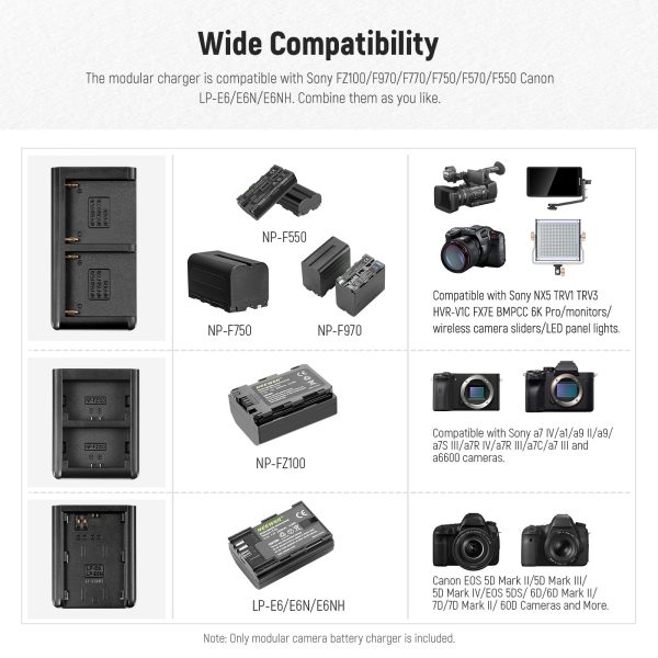 NEEWER SN4 Modular Camera Battery Charger Discount