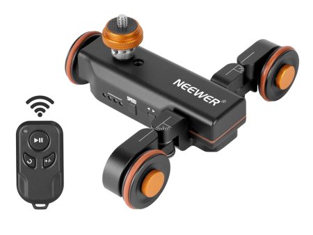 NEEWER DL100 3-Wheels 3-Speed Wireless Video Camera Dolly with Remote Control Online Hot Sale