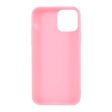 iPhone 12   12 Pro Minimalistisk Mat Fleksibelt Plastik Cover - Lyserød Discount