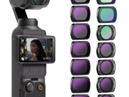 NEEWER 14 Pack Magnetic ND & CPL & Effect Filter Set for DJI OSMO Pocket 3 Online now