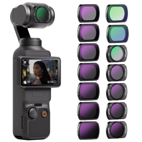 NEEWER 14 Pack Magnetic ND & CPL & Effect Filter Set for DJI OSMO Pocket 3 Online now