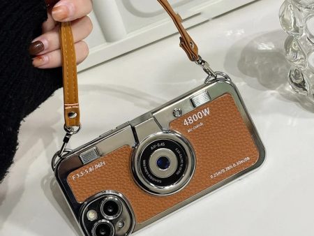 Retro Camera Graphic Phone Case - iPhone For Cheap