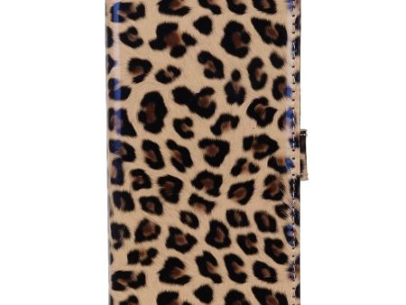 Samsung Galaxy Note 20 Læder Cover m. Pung - Leopard Online Hot Sale