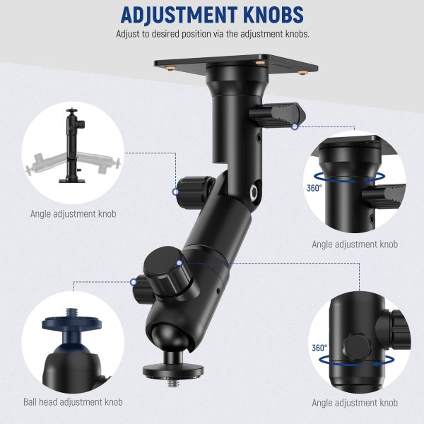 NEEWER STWM 3 Inch Wall Mounting Bracket For Sale