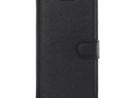 Samsung Galaxy S7 Soft Pouch Læder Etui m. Pung Sort Supply