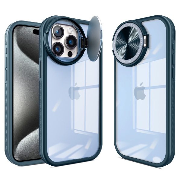 Acrylic Flip Round Lens Holder Case - iPhone Fashion