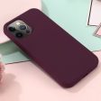 iPhone 12   12 Pro Silikone Cover - MagSafe Kompatibel - Bordeaux Rød For Cheap