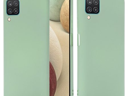 Samsung Galaxy A12 Silikone Cover - Grøn Online Sale