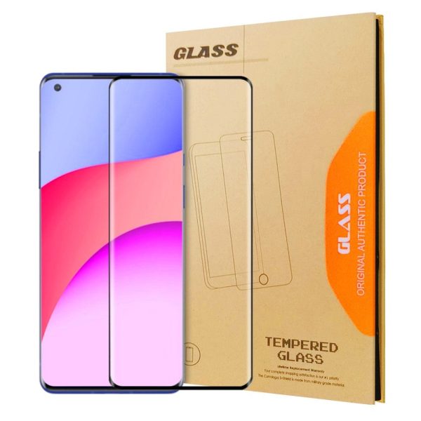 OnePlus 8 Beskyttelsesglas - Full-Fit - Skærmbeskyttelse - 9H - Sort Cheap