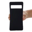 Google Pixel 7 Liquid Silikone Cover m. Strop - Sort Supply