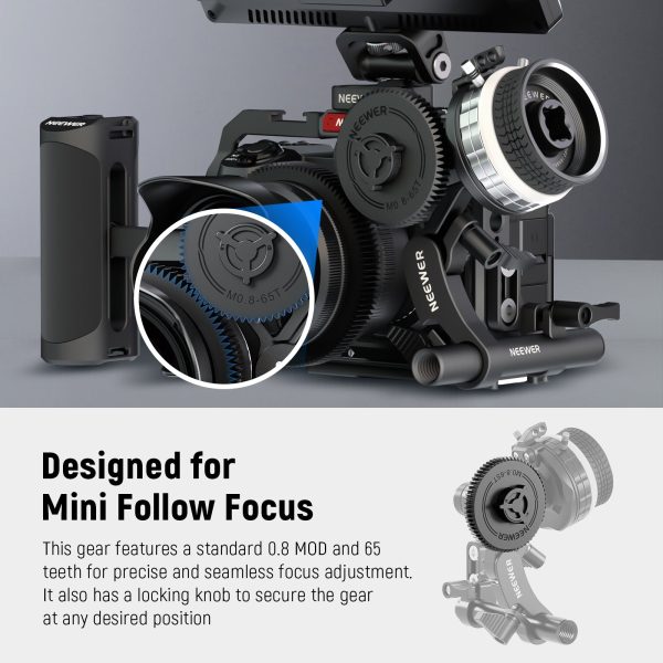 NEEWER PG007 PG006 M0.8-65T 38T Gear for Follow Focus Fashion