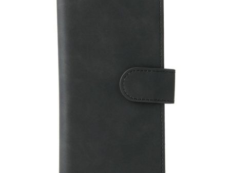 Samsung Galaxy Z Fold3 5G Blødt Læder Cover m. Pung - Sort Fashion